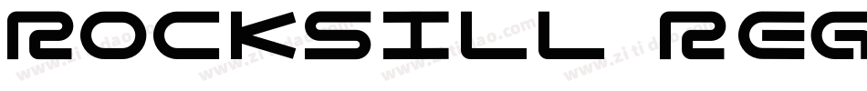 rocksill regular字体转换